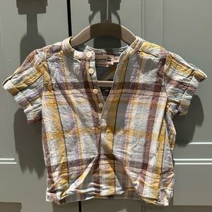 Bonpoint linen boys shirt 18 months